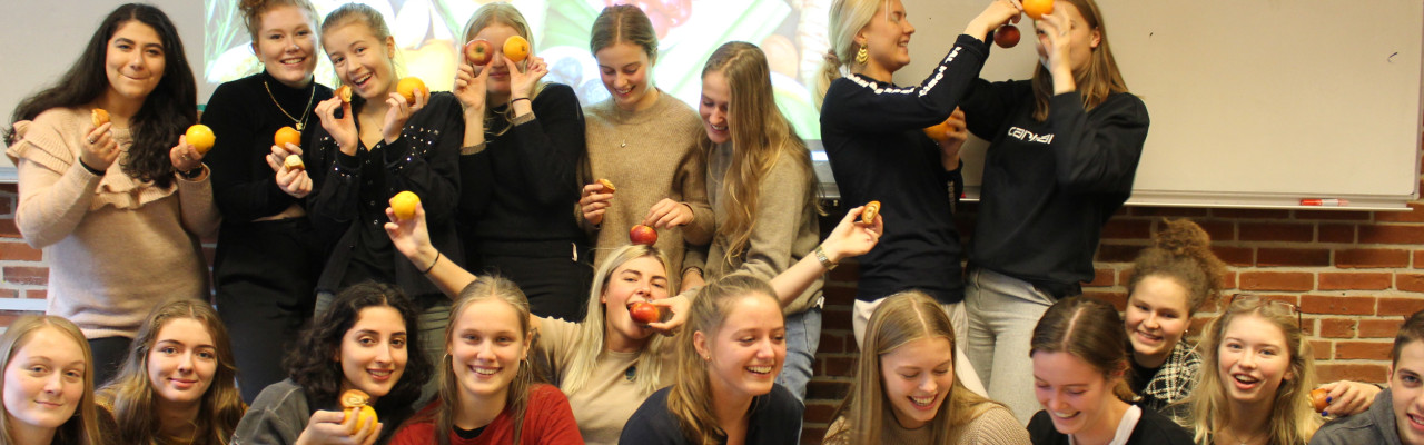 Gastronauterne i det daværende 2Y på Risskov Gymnasium. Foto: Casper Thrane