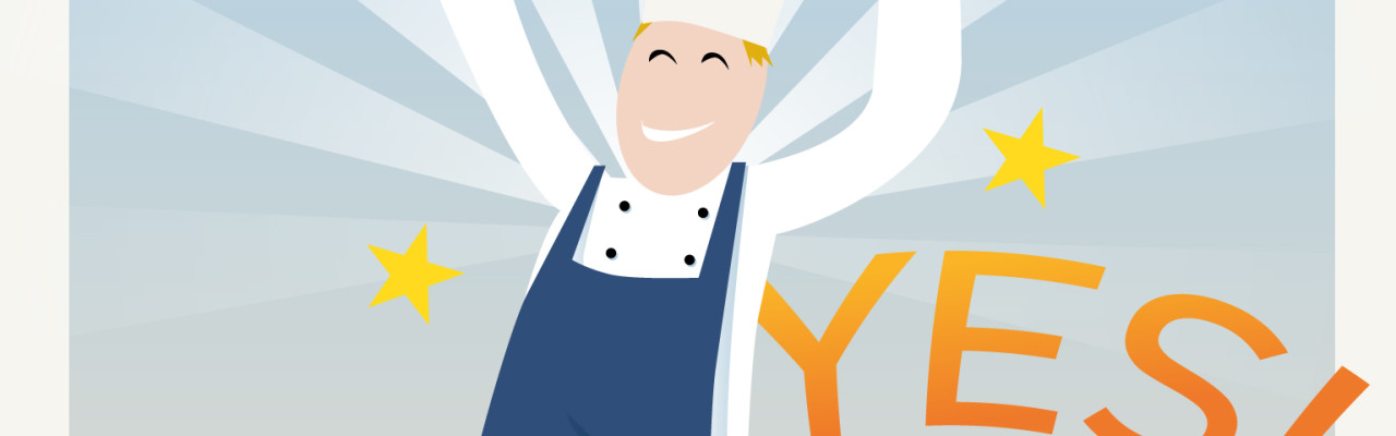 Succesoplevelser øger elevernes mestringsforventning. Illustration: Mikkel Damsgaard Petersen.