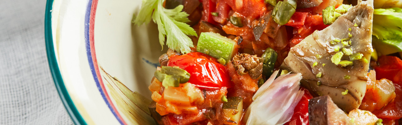 Siciliansk ratatouille. Foto: Jonas Drotner Mouritsen