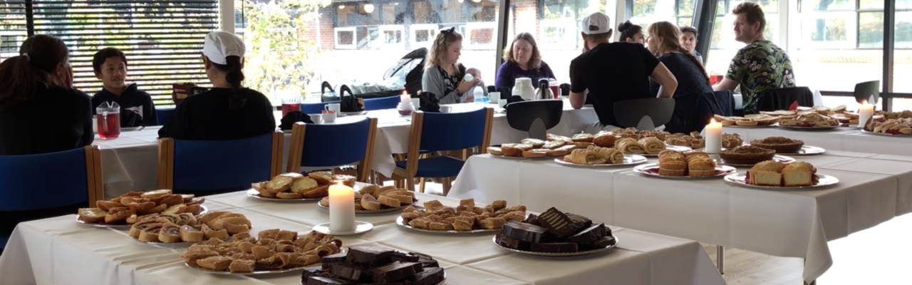 Sønderjysk kaffebords første del, kreeret af bagereleverne på Kold College. Foto: Eva Rymann