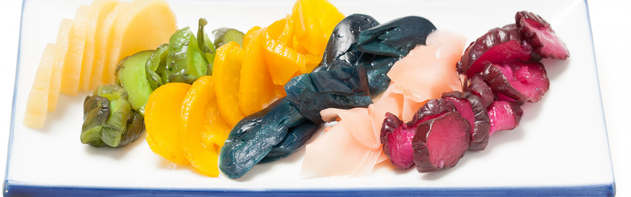 Forskellige slags tsukemono. Foto: Jonas Drotner Mouritsen Forskellige slags tsukemono. Foto: Jonas Drotner Mouritsen