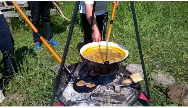 Vild urtesuppe. Foto: Majbritt Pless Vild urtesuppe. Foto: Majbritt Pless