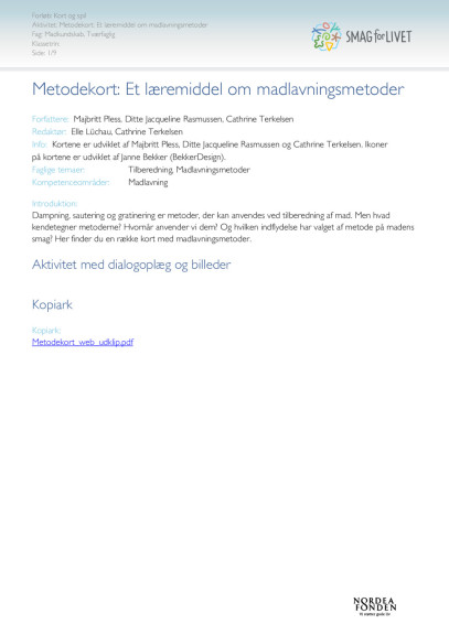 Intro til metodekort