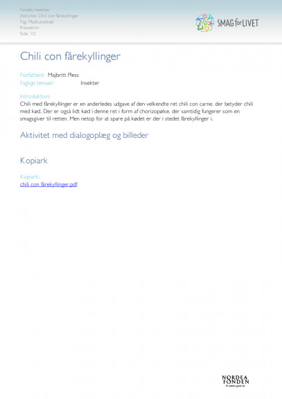 Chili con fårekyllinger